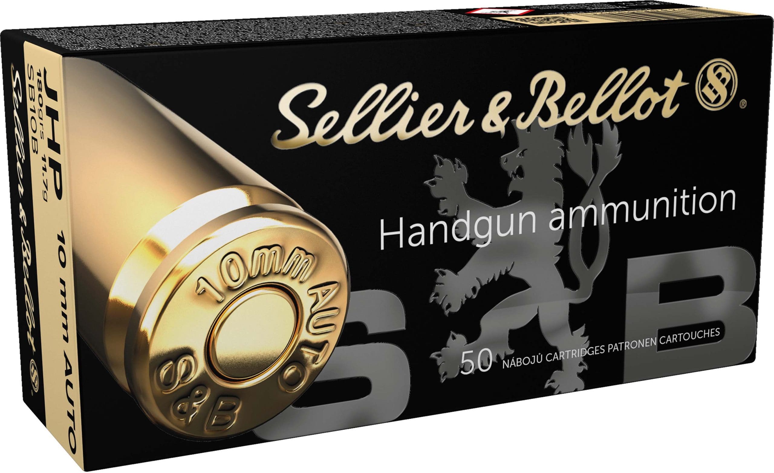 S&B 10MM 180GR JHP 50RD