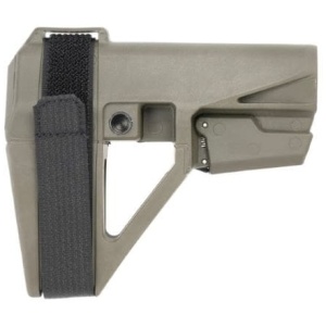 SB TACTICAL BRACE SBA5 - OD GREEN ADJUSTABLE