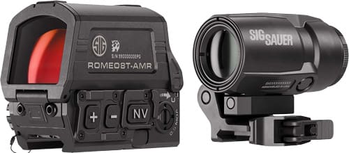 SIG RED DOT/MAGNIFIER COMBO - ROMEO8T/JULIET3 AMR BLACK