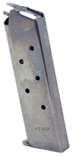 COLT MAGAZINE GOVERNMENT & - COMMANDER 45ACP 7RD STAINLESS