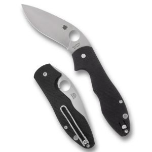SPY RETRACT 3.4" KUKRI BLK-G10