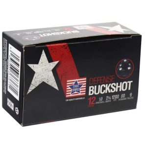 Stars And Stripes 12 Gauge Ammunition CBUCK9 2-3/4" 00 Buck 9 Pellets 10 Rounds