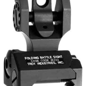 TROY BATTLESIGHT REAR FOLDING - BLACK