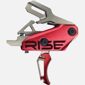 RISE TRIGGER REV 535 SLIDE AND - SNAP BUILT IN PINS SILVER/RED