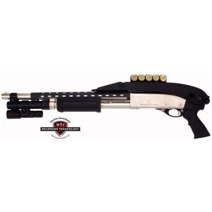 ADV TECH STOCK SHOTGUN 12GA - PUMPS TOP FOLDING BLACK SYN