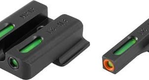 TRUGLO SIGHT SET S&W M&P MOST - TFX PRO GREEN/ORANGE OUTLINE