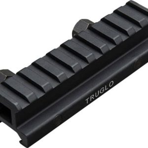 TRUGLO 1-PIECE PICATINNY RISER - MOUNT 3/4" RISE 4" LENGTH