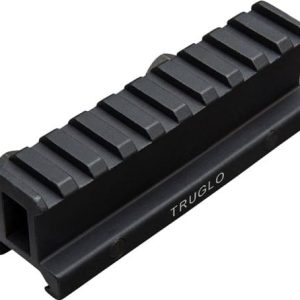 TRUGLO 1-PIECE PICATINNY RISER - MOUNT 1" RISE 4" LENGTH
