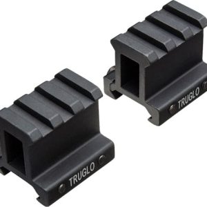 TRUGLO 2-PIECE PICATINNY RISER - MOUNT 1" RISE 1.36" LENGTH