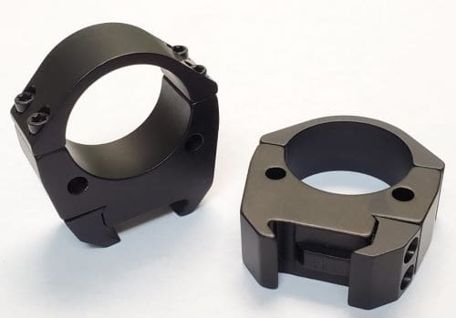 TALLEY RINGS 35MM HIGH MODERN - SPORTING RIFLE BLACK