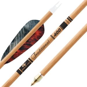 GOLD TIP ARROW TRADITIONAL - 4" FEATHERS 1/2DOZ