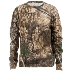 HABIT BEAR CAVE YOUTH TEE - LONG SLEEVE REALTREE APX MED.