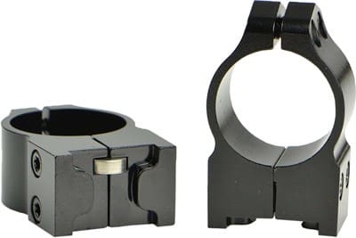 WARNE RINGS 1" RUGER MEDIUM - NO.1/MINI14/BLACKHAWK MATTE