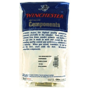 WINCHESTER UNPRIMED CASES 308 - WIN 50 PACK 20PK/CS