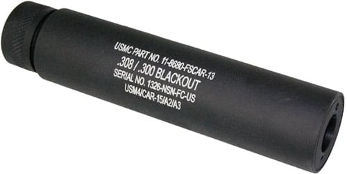 GUNTEC AR10 SLIP OVER FAKE - SUPPRESSOR BLACK