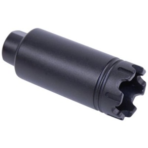 GUNTEC AR15 SLIM FLASH CAN - TRIDENT W/ GLASS BREAKER BLACK