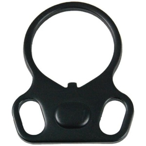 GUNTEC AR15 SINGLE POINT SLING - ADAPTER AMBI BLACK