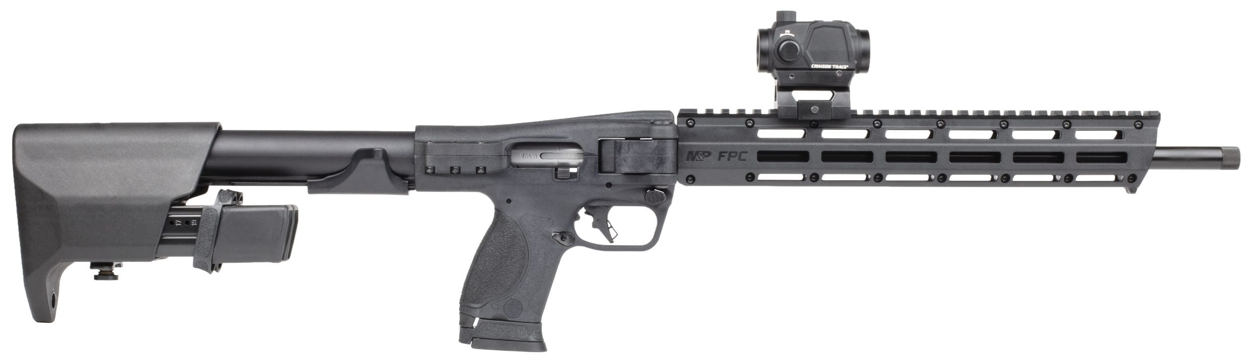 SMITH AND WESSON M&P FPC 9MM 16.25" 23+1 REDDOT