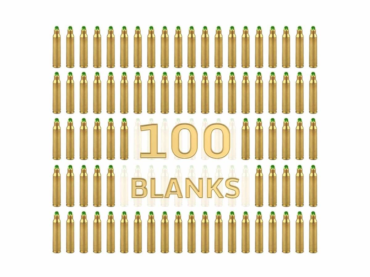 F5 MFG M200 Mil Spec 5.56 Blanks - 100 Cartridges | Bulk Packaging
