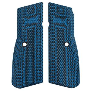 FN HIGH POWER G10 BLK/BLUE GRIPS