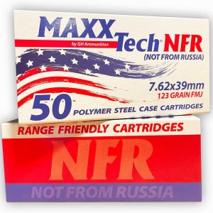 MAXXTECH 7.62X39 STEEL CASE 123GR FMJ 50RD BX/10BX PER CASE