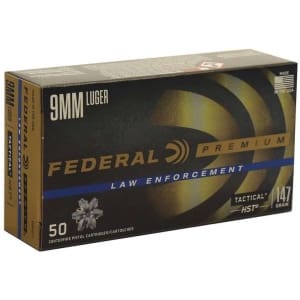 FEDERAL PREM 9MM 147GR HST JHP 50RD BX 1000RD CASE