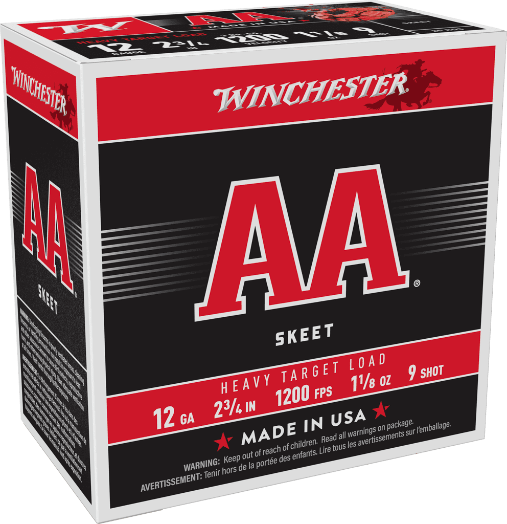 WINCHESTER AA HVY TRGT 12GA 23/4 #9 1-1/8OZ 25RDS