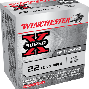 WINCHESTER SUPER X PEST CONTROL 22LR 25GR #12SHT 50RD BX 5000RD CASE