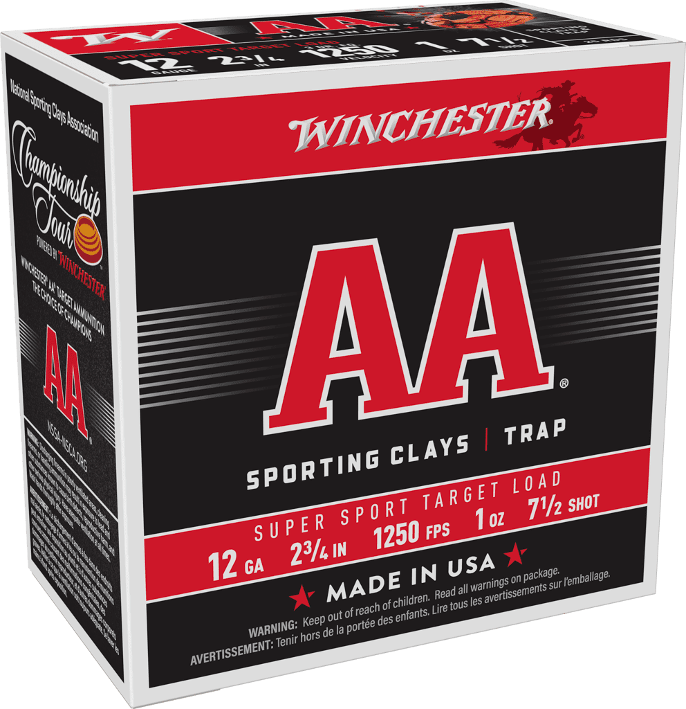 WINCHESTER AA SUPER SPORT 12G 2 3/4" 1OZ 7.5SHT 25/250RDS