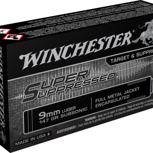WINCHESTER 9MM 147GR SUBSONIC 50RDS