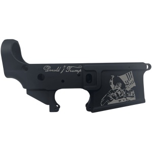 MENKE INDSTRY BILLET LWR RCVR MULTI BLK TRUMP EXCLUSIVE