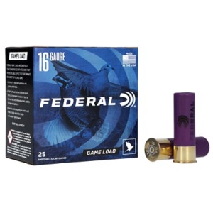 FEDERAL 16GA 2-3/4" 2-1/2DE 1OZ 7.5 25 RD/BX 10 BX/CS