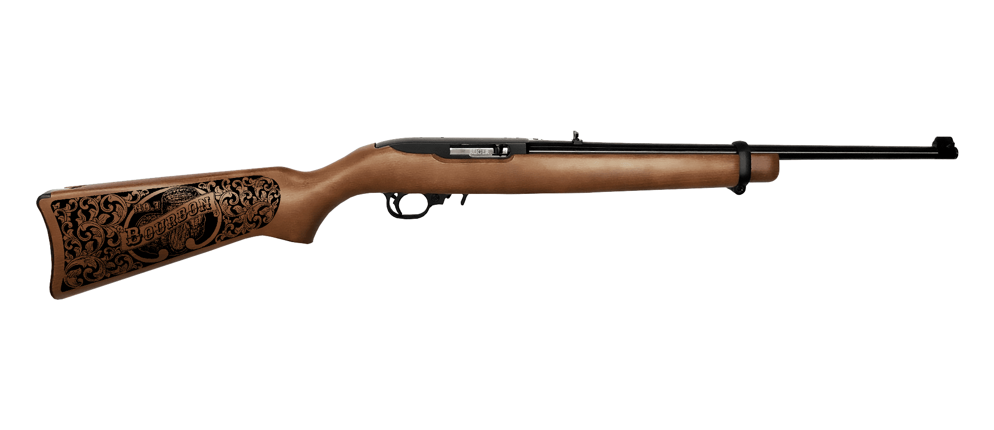 RUGER 10/22 22LR RIFLE 16.1" BOURBON EDITION 1-10RD MAG