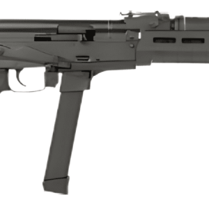 CENTURY ARMS WASR MC10 9MM RIFLE 17.5" BLACK, TRIANGLE STOCK, 1-33RD GLOCK MAG