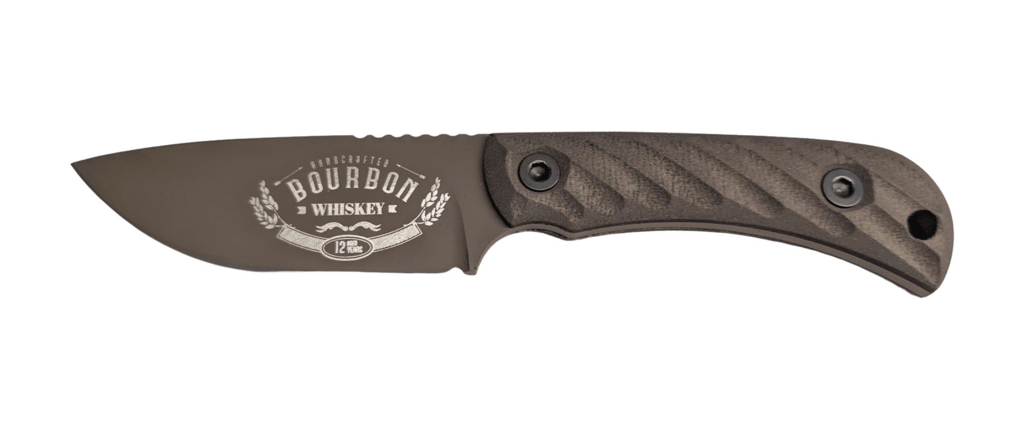 HALF FACE BLADES CAVNER JR BOURBON 3.5" BLADE, 7.5"OA, S45VN MICARTA GRIP