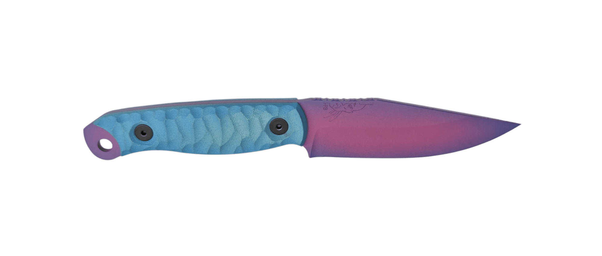 HALF FACE BLADES CROW SCALPER AURORA 4" BLADE, 8.3"OA, S45VN STEEL, MICARTA GRIP