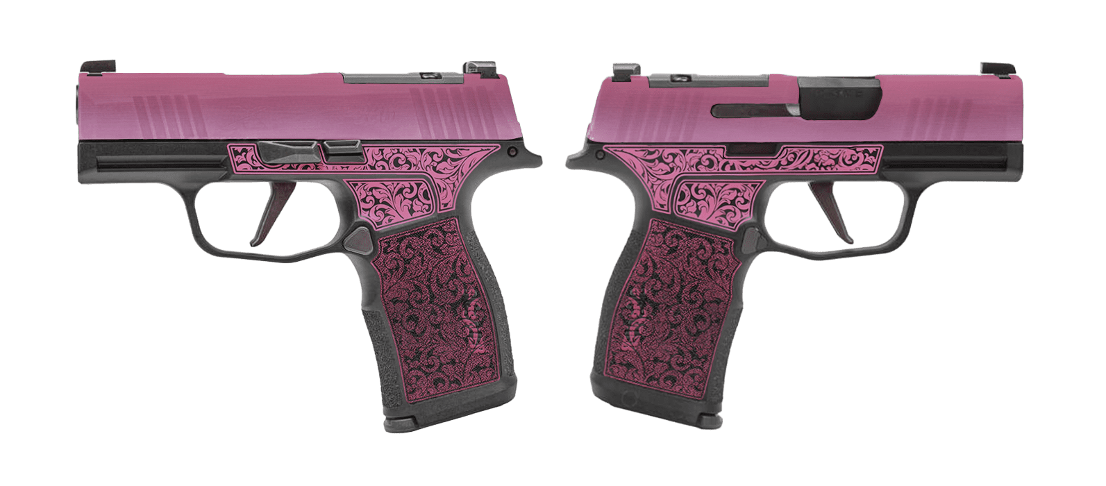 SIG SAUER P365X LADY BUG 9MM PSTL 3.1" BBL 2-12RD MAGS, OPTC PLTE COVER