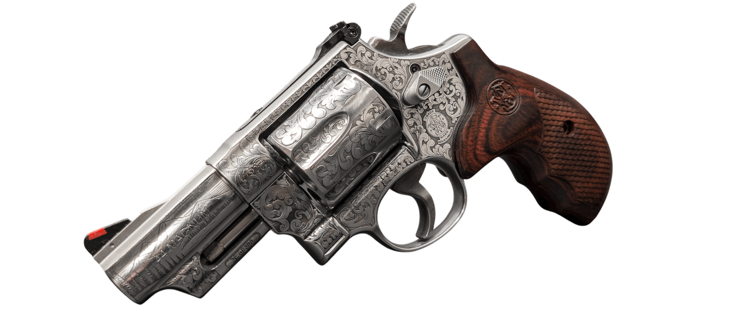SMITH & WESSON 629 DELUXE STS ENGRAVED ALASKAN GRIZZLY 44MAG 3" 6RD DA/SA