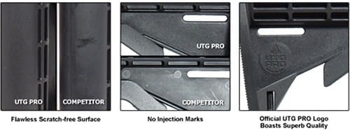 UTG STOCK ASSEMBLY AR-15 BLACK - 6 POSITION MIL-SPEC - Image 2