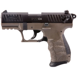 WALTHER ARMS P22 22LR BLK/FDE 10+1 3.4" CA#