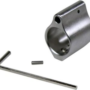 GUNTEC LOW PROFILE GAS BLOCK - .750 DIA STAINLESS STEEL