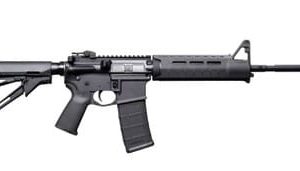 Bushmaster 00-10022-BLK M4 Patrolmans Flat Top MOE 16" 5.56x45mm 30+1 Black