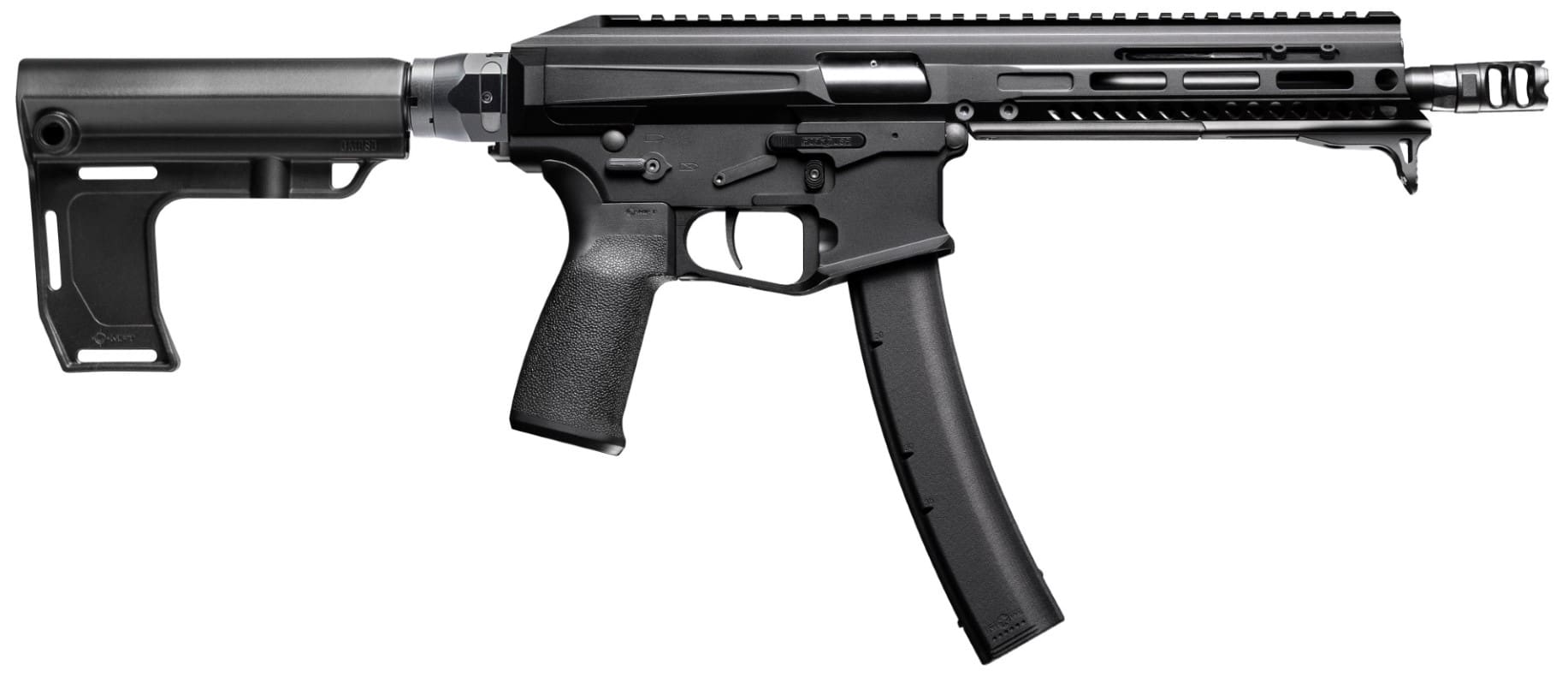 POF USA PHOENIX PSTL 9MM 8" BLK BRACE#
