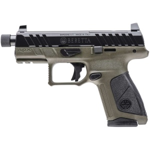 BERETTA APX-A1 9MM COMPACT TACTICAL PSTL OD GRN THREADED BARREL 1-15/1-17RD