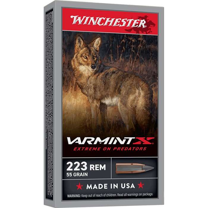 WINCHESTER 223 REM VARMINTX  XP 55 GR 20 RD/BX 10 BX/CS