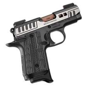 KIMBER MICRO 9 RAPIDE DUSK 9MM PISTOL 3.15" STS/BLK G10 GRIP 7RD MAG