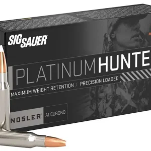 SIG SAUER PLATINUM HUNTER 300 WIN MAG 180G ACCUBOND 20RD BX 200RDCASE