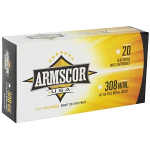 ARMSCOR 308 WIN 147GR FMJ