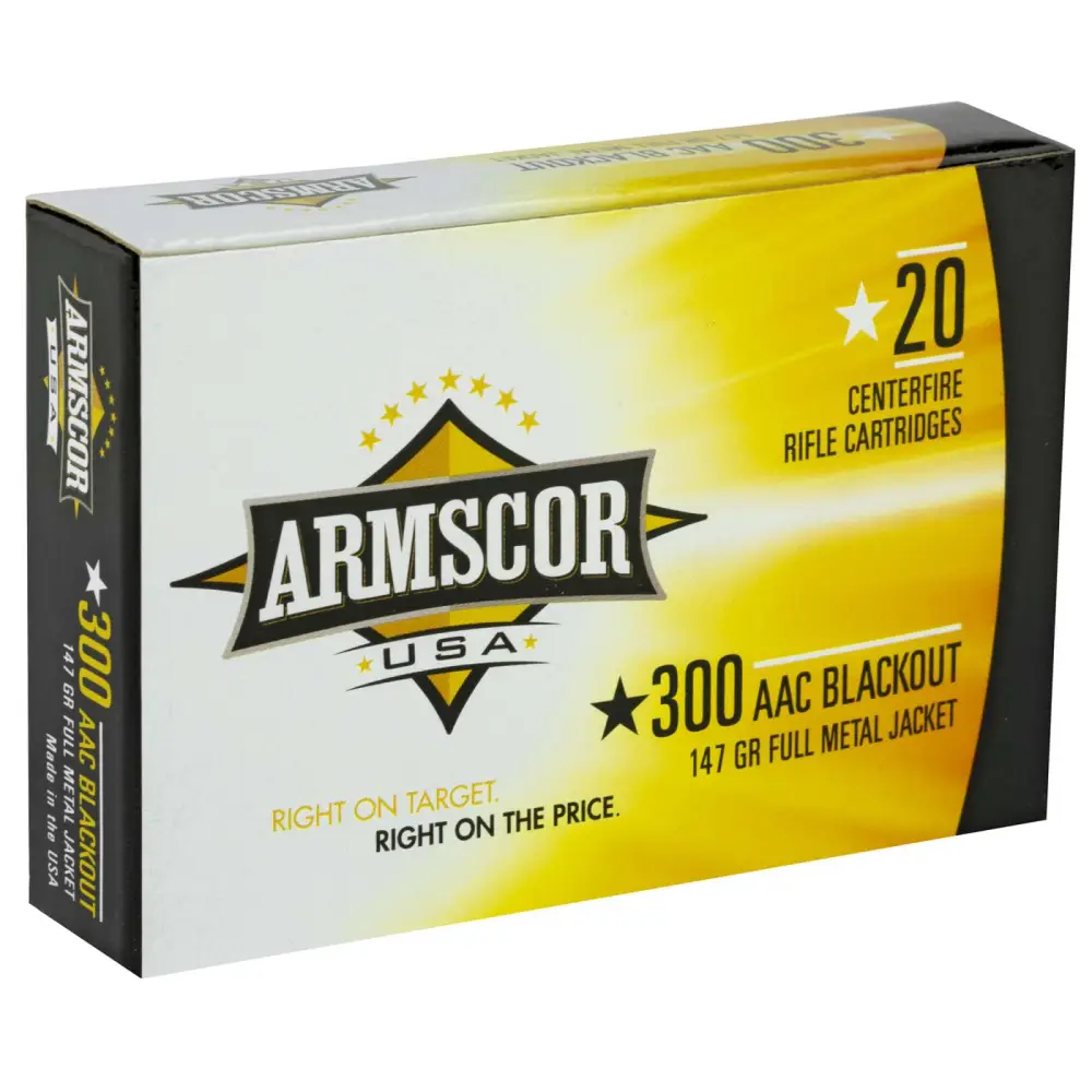 ARMSCOR 300 BLACKOUT 147GR FMJ