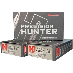 HORNADY 22 CREEDMOOR 80 GR ELD-X® 20RD/BX 10BX/CS